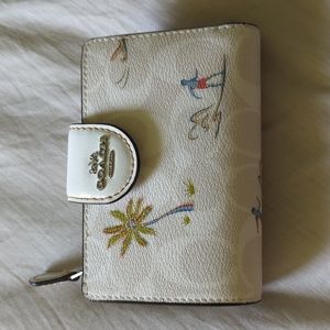Coach Wallet Palm Print Hawaii Tropical Coin Purse